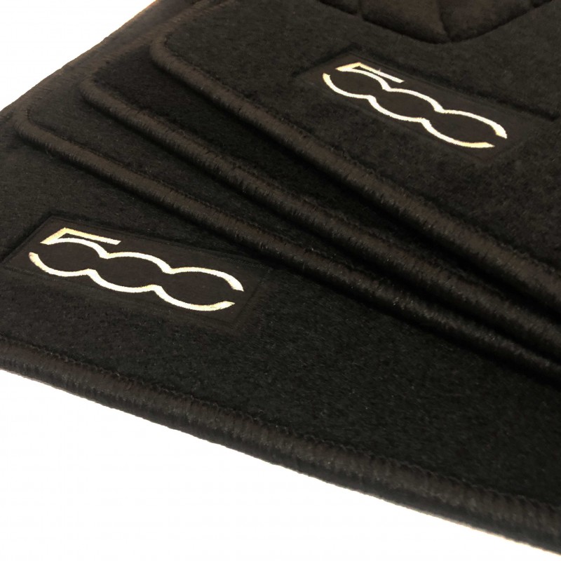 Fußmatten für Fiat 500, 500C, Fußmatten für 500, Fußmatten für Fiat 500, Fußmatten für Fiat, Fußmatten nach Autotyp filtern, Textil Fußmatten, Automatten & Teppiche