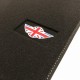 Velour Logo Fußmatten für Mini Cooper / One Eléctrico (2024 - )