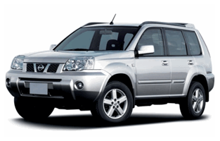 Fußmatten, Gummi-TPE für Nissan X-Trail (2001 - 2007)