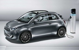 Teppiche Graphit Fiat 500 Electric Cabrio (2020-present)